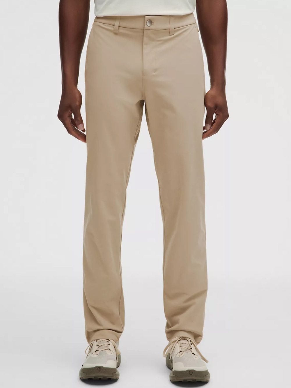 Lululemon Men’s ABC classic fit trouser in khaki/brown size 32